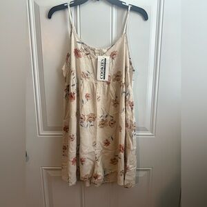 Cookies Women's Floral Jumpsuit - Cream